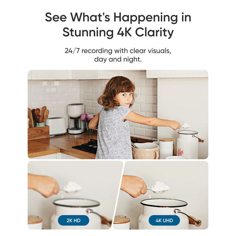 Eufy Indoor Cam E30 4K Pan & Tilt - White Eufy Indoor Cam E30 4K Pan & Tilt - White